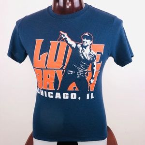 Luke Bryan My Kind of Night Tour Mens Blue S Shirt